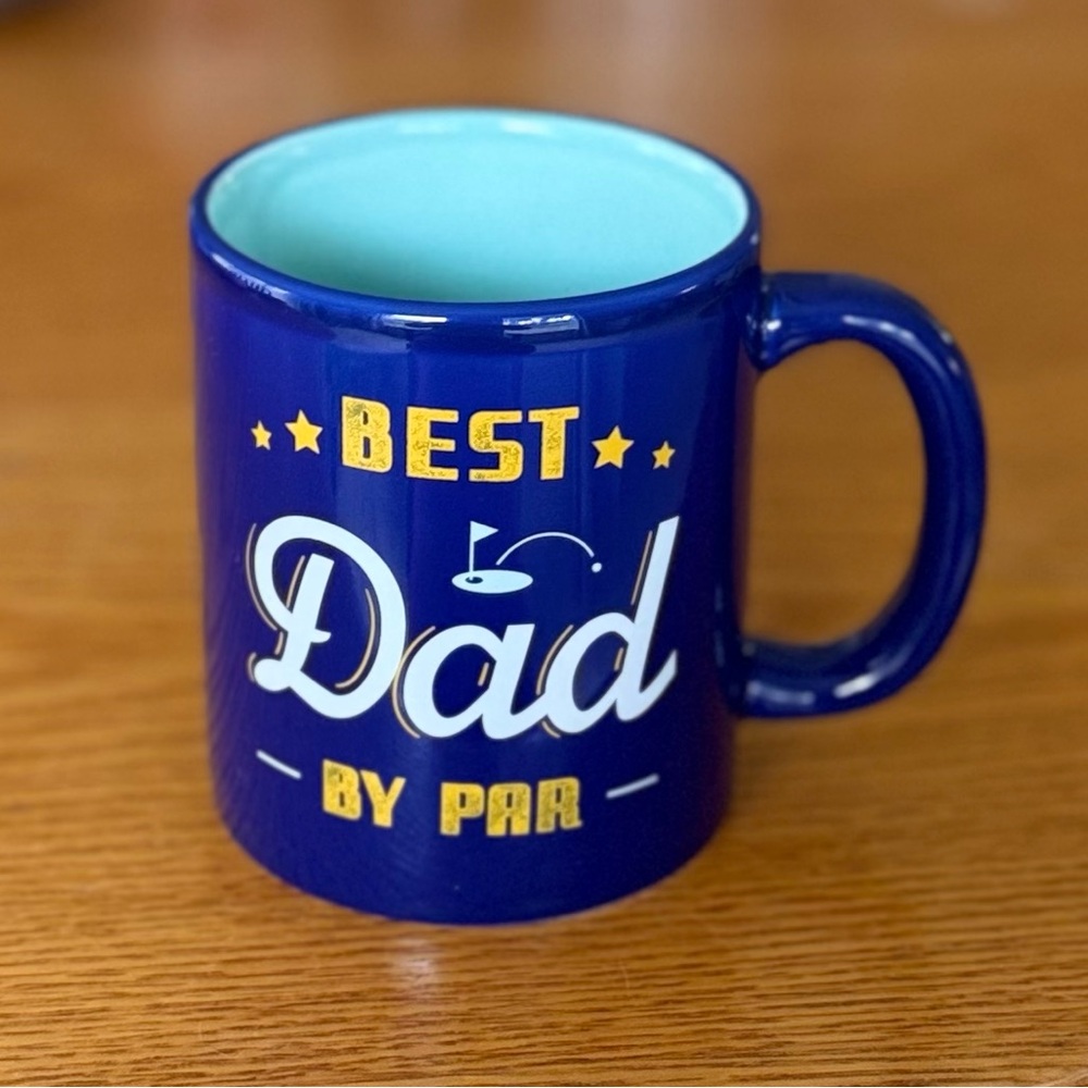 BEST DAD BY PAR 20oz Ceramic Mug 🏌️🏆☕️ - Picture 2 of 3